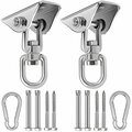 Wowmtn Heavy Duty 1200lb Capacity Swing and Hammock Hangers for Wood or Concrete 2-Set 4Q2T